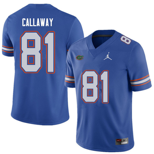 Jordan Brand Men #81 Antonio Callaway Florida Gators College Football Jerseys Sale-Royal
